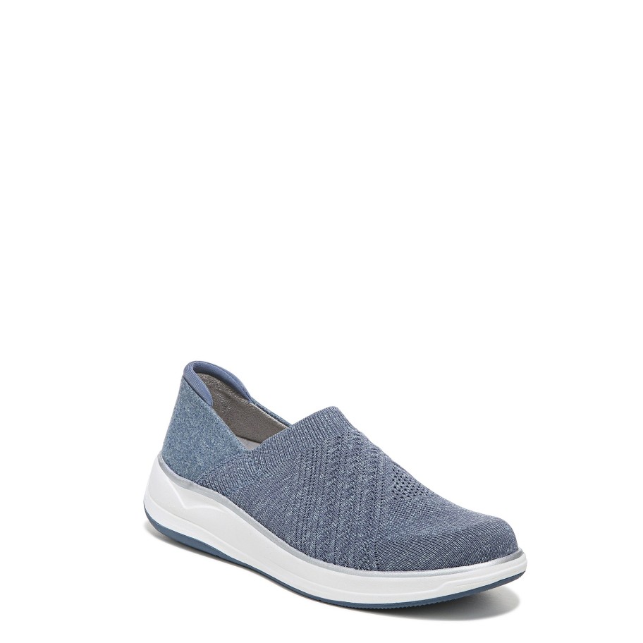 Slip Ons Bzees | Triumph Slip On Ash Blue Fabric