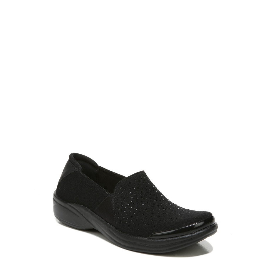 Slip Ons Bzees | Poppyseed Slip On Black Rhinestone