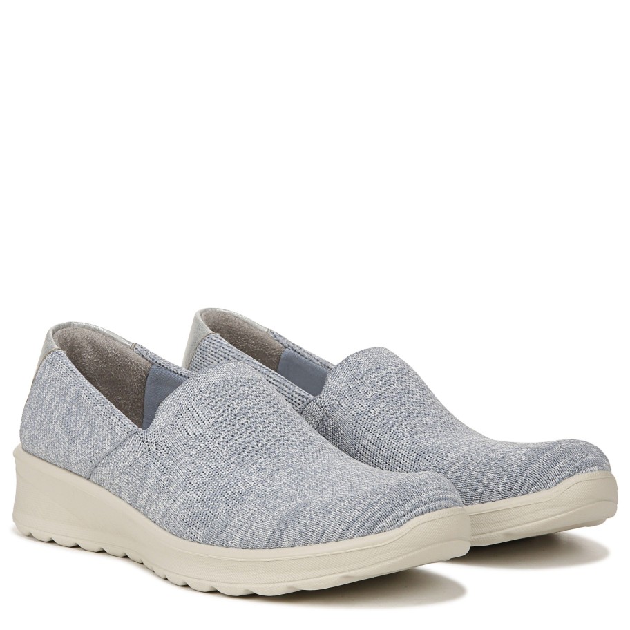 Slip Ons Bzees | Getty Slip On Blue Fabric