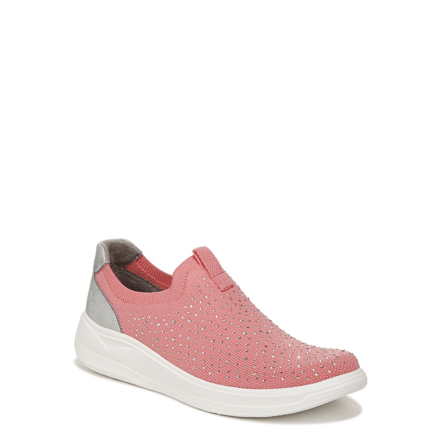 Slip Ons Bzees | Twilight Slip On Pink Fabric