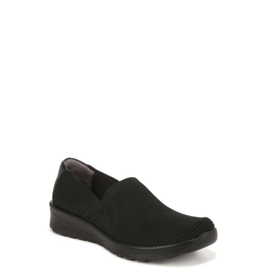 Slip Ons Bzees | Getty Slip On Black Fabric