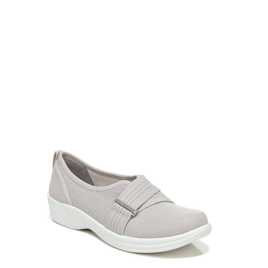 Slip Ons Bzees | Niche Iii Slip On Sandnet Beige Fabric