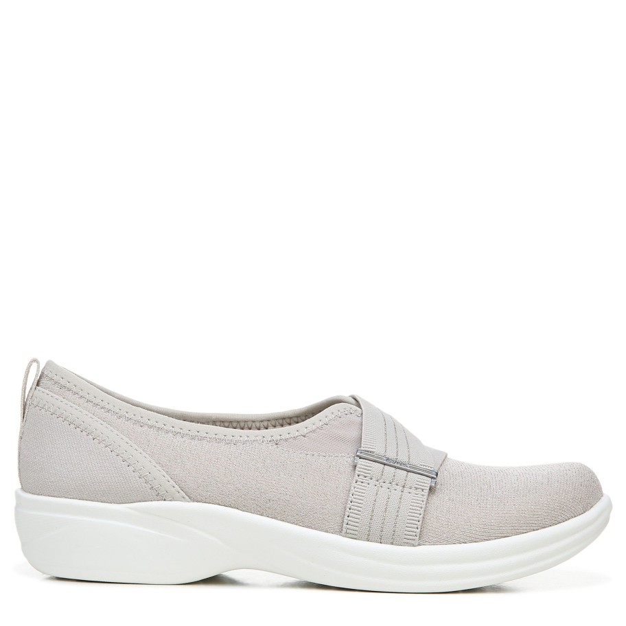 Slip Ons Bzees | Niche Iii Slip On Sandnet Beige Fabric