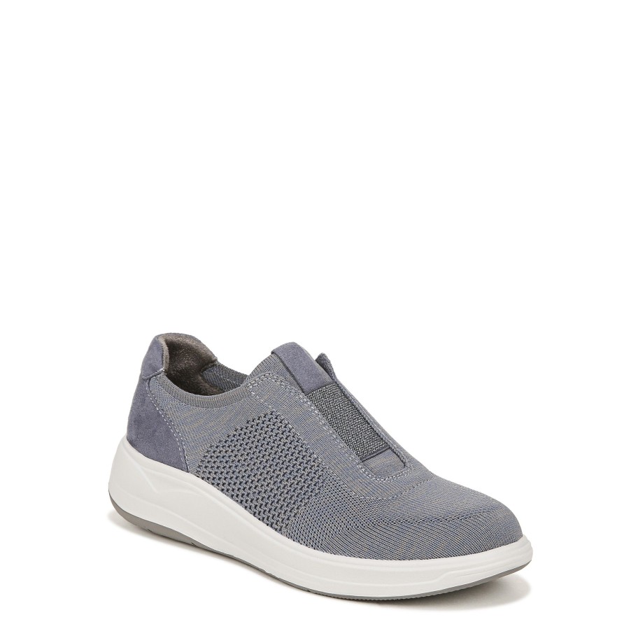 Slip Ons Bzees | Trophy Slip On Grey Fabric