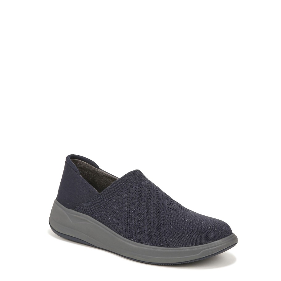 Slip Ons Bzees | Triumph Slip On Navy Fabric