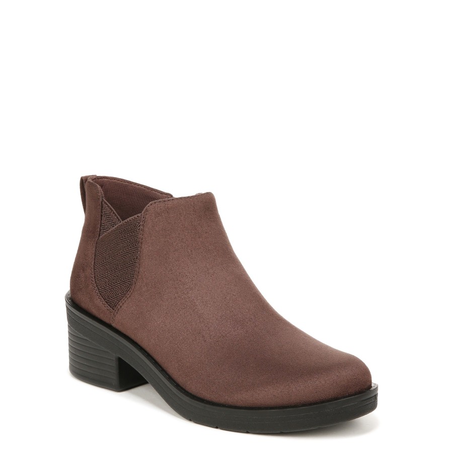 Boots Bzees | Ontario Ankle Bootie Brown Fabric