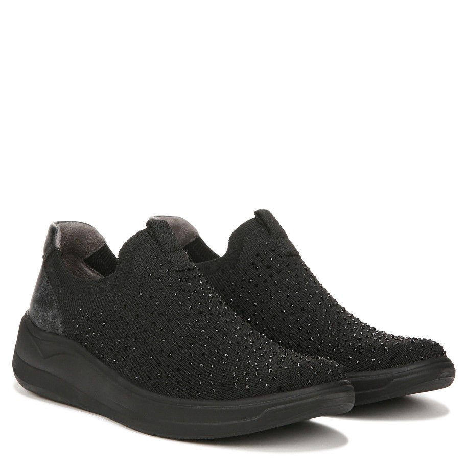 Slip Ons Bzees | Twilight Slip On Black Fabric