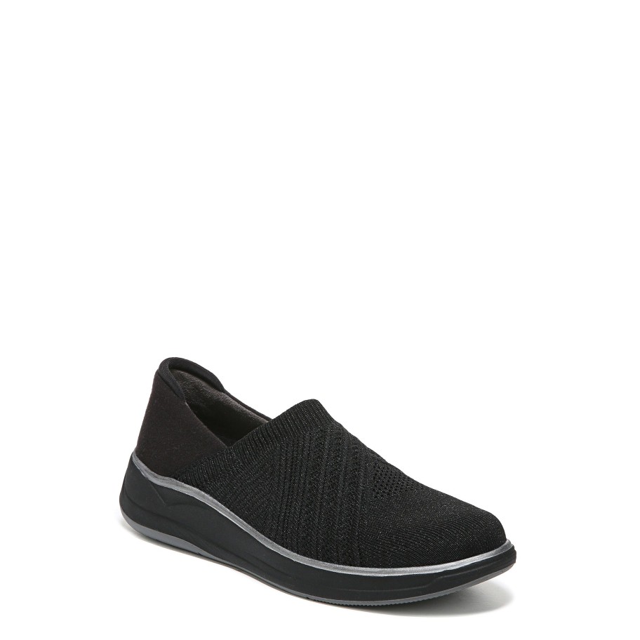 Slip Ons Bzees | Triumph Slip On Black Fabric