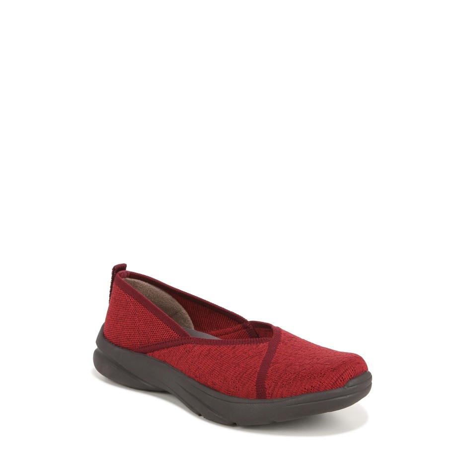 Slip Ons Bzees | Legacy Slip On Red Fabric