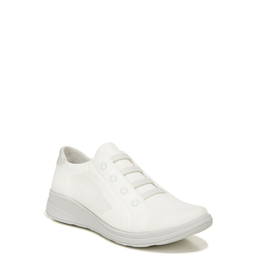 Slip Ons Bzees | Golden Knit Slip On Sneaker Brilliant White