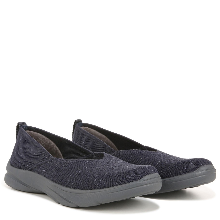 Slip Ons Bzees | Legacy Slip On Blue Fabric