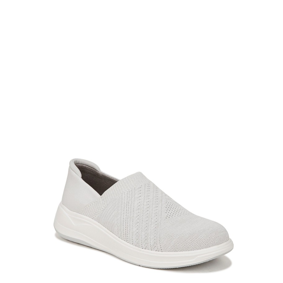 Slip Ons Bzees | Triumph Slip On Grey Fabric