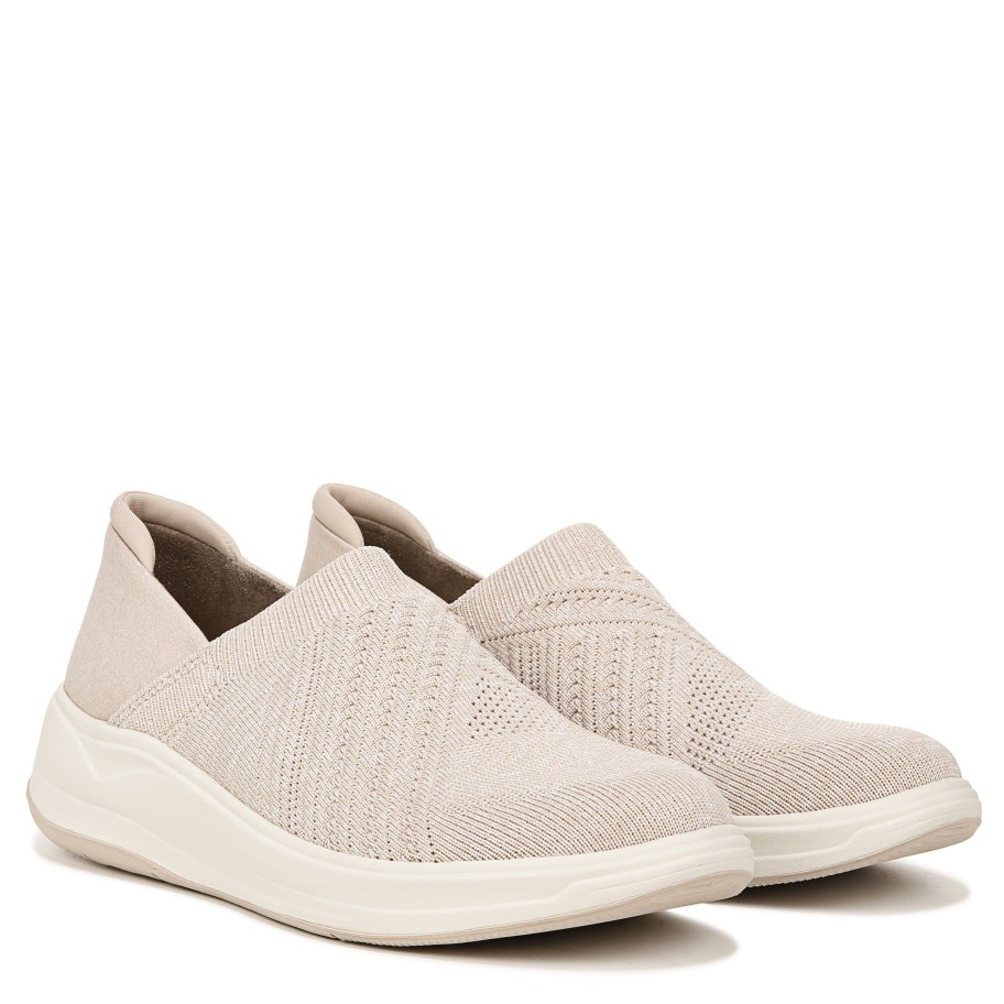 Slip Ons Bzees | Triumph Slip On Beige Fabric