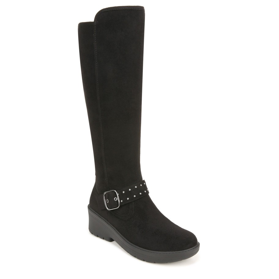 Boots Bzees | Brandy 2 Knee High Boot Black Fabric