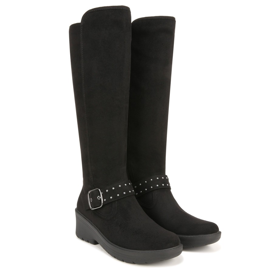 Boots Bzees | Brandy 2 Knee High Boot Black Fabric