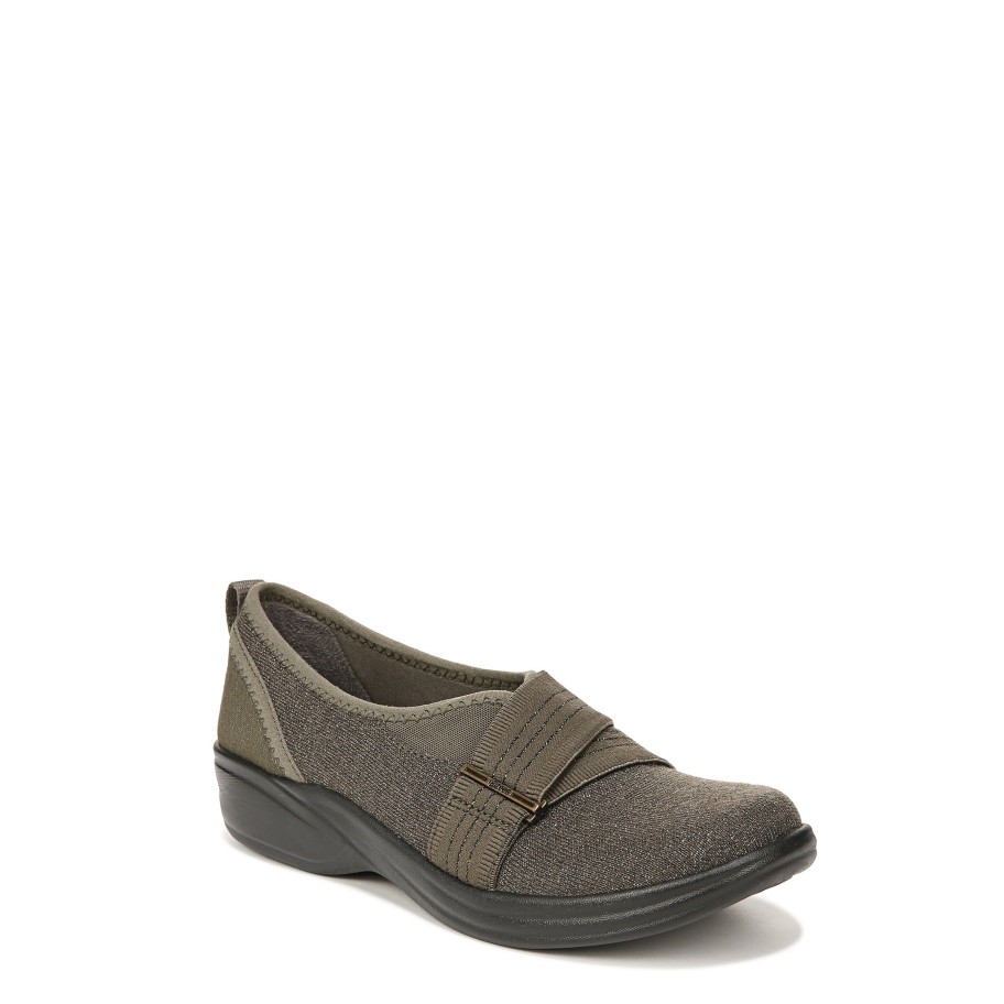 Slip Ons Bzees | Niche Iii Slip On Olive Fabric