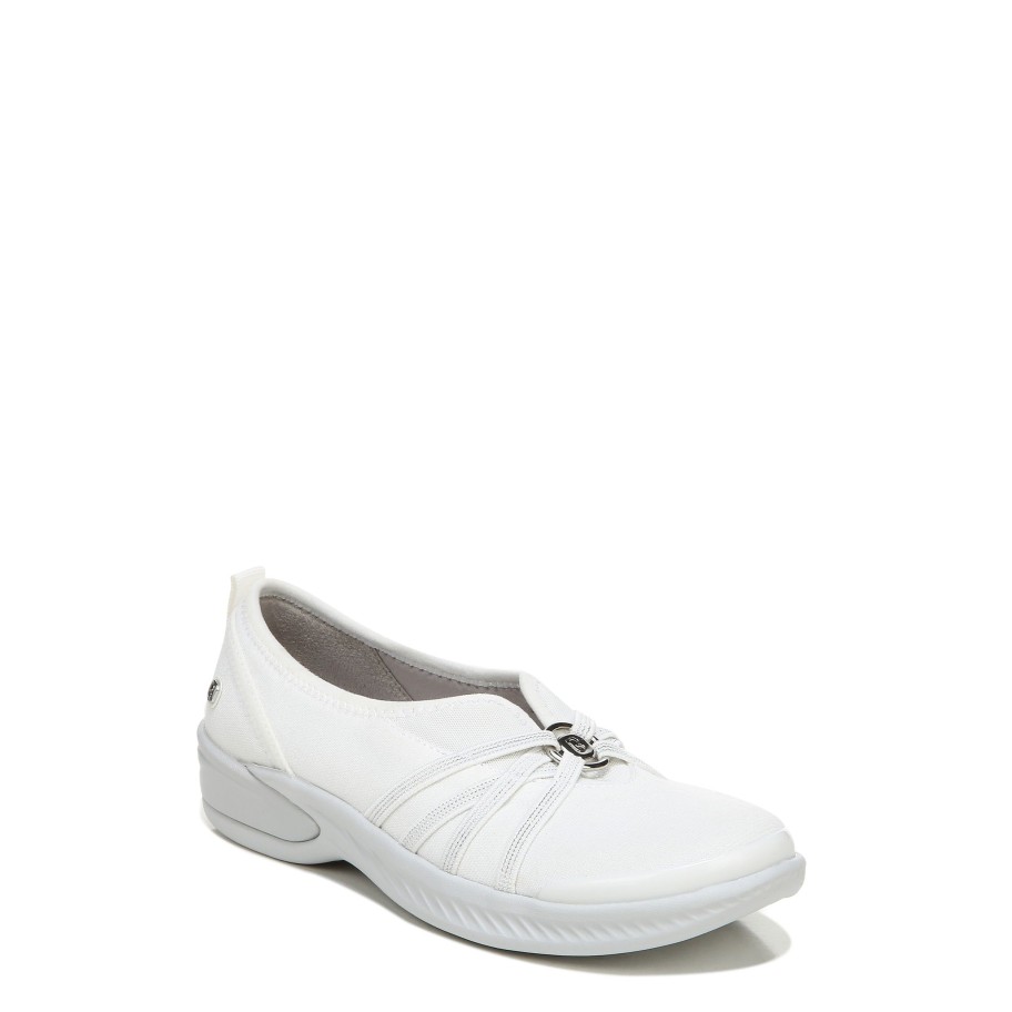 Slip Ons Bzees | Niche Slip On Bright White Fabric