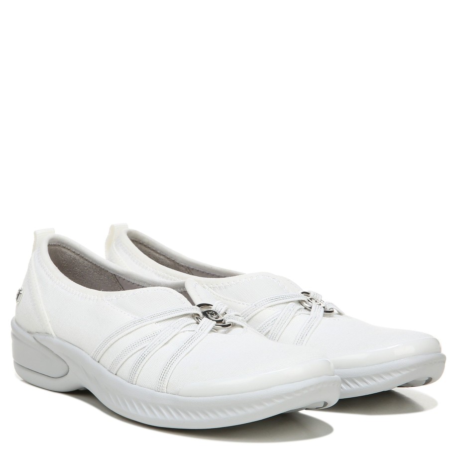 Slip Ons Bzees | Niche Slip On Bright White Fabric