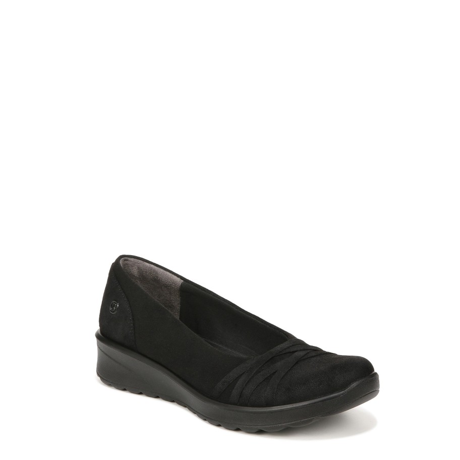 Slip Ons Bzees | Goody Slip On Black Fabric