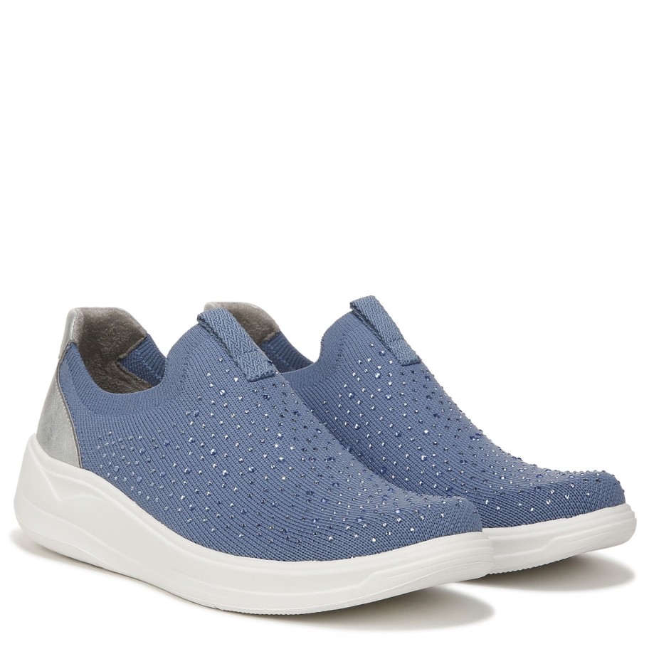 Slip Ons Bzees | Twilight Slip On Blue Fabric