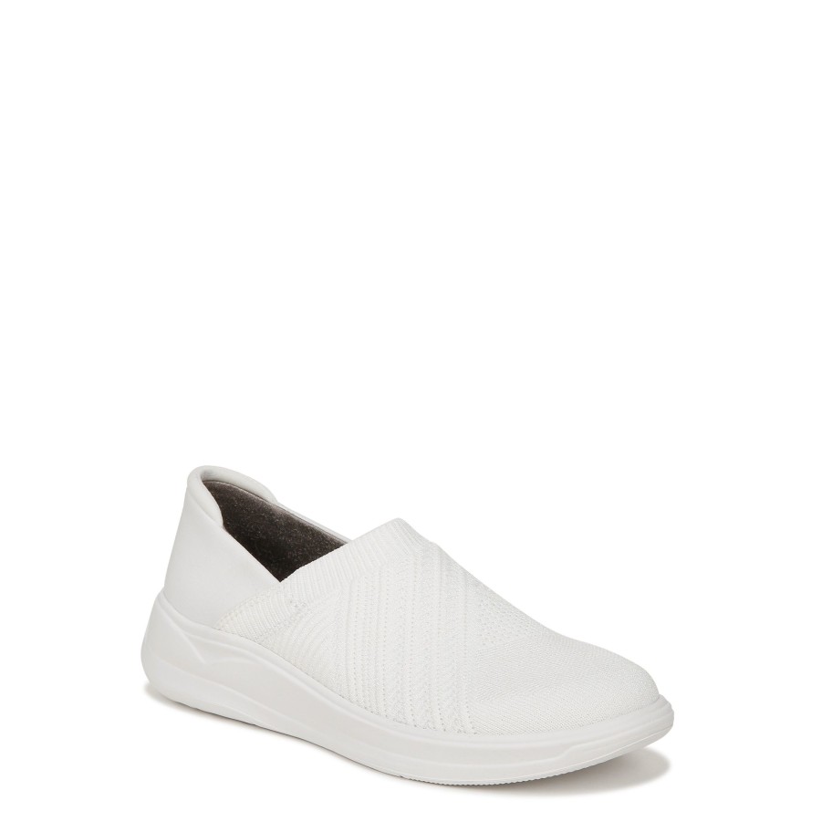 Slip Ons Bzees | Triumph Slip On Bright White Fabric