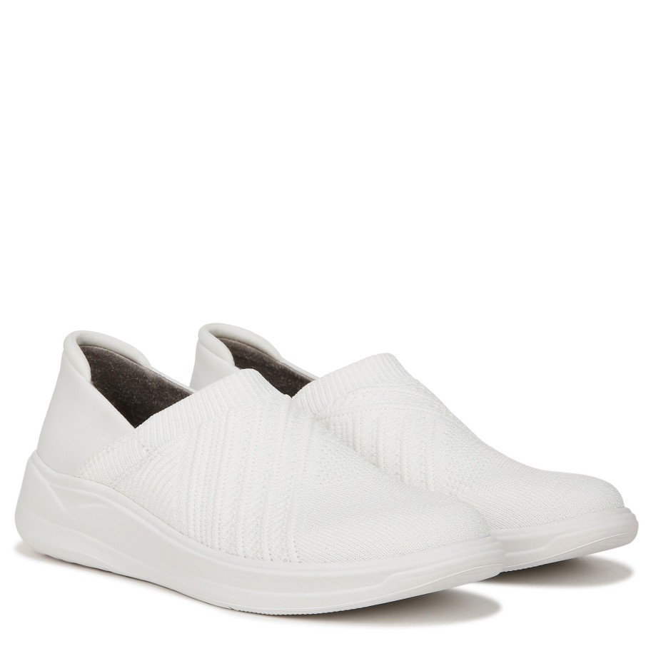 Slip Ons Bzees | Triumph Slip On Bright White Fabric