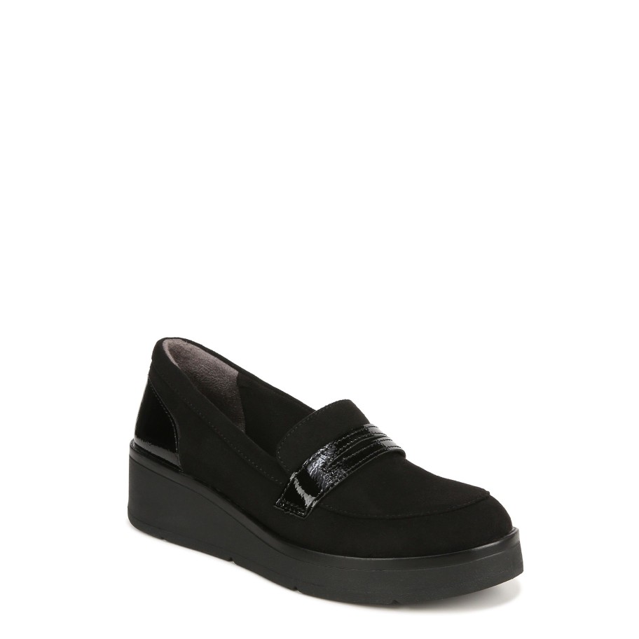 Slip Ons Bzees | Fast Track Loafer Black Fabric