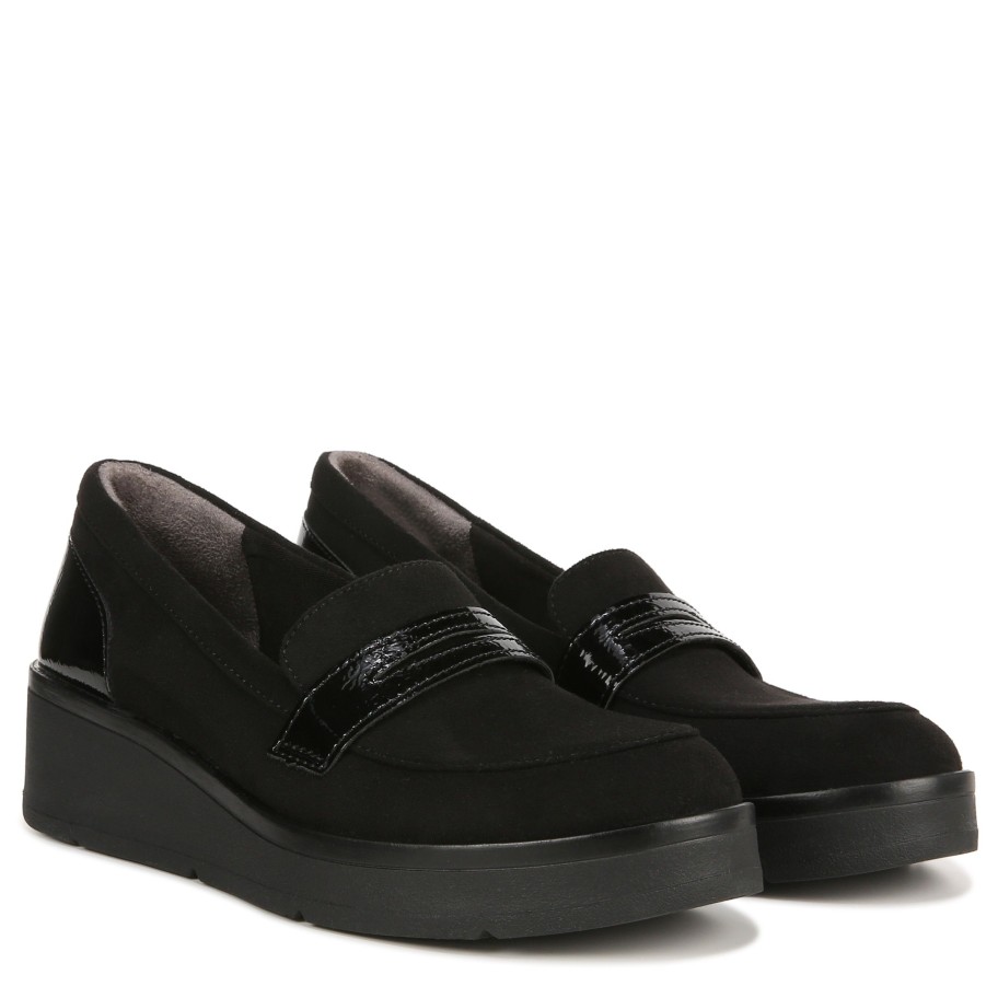 Slip Ons Bzees | Fast Track Loafer Black Fabric