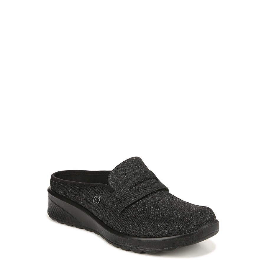 Slip Ons Bzees | Georgia Slip On Black Fabric