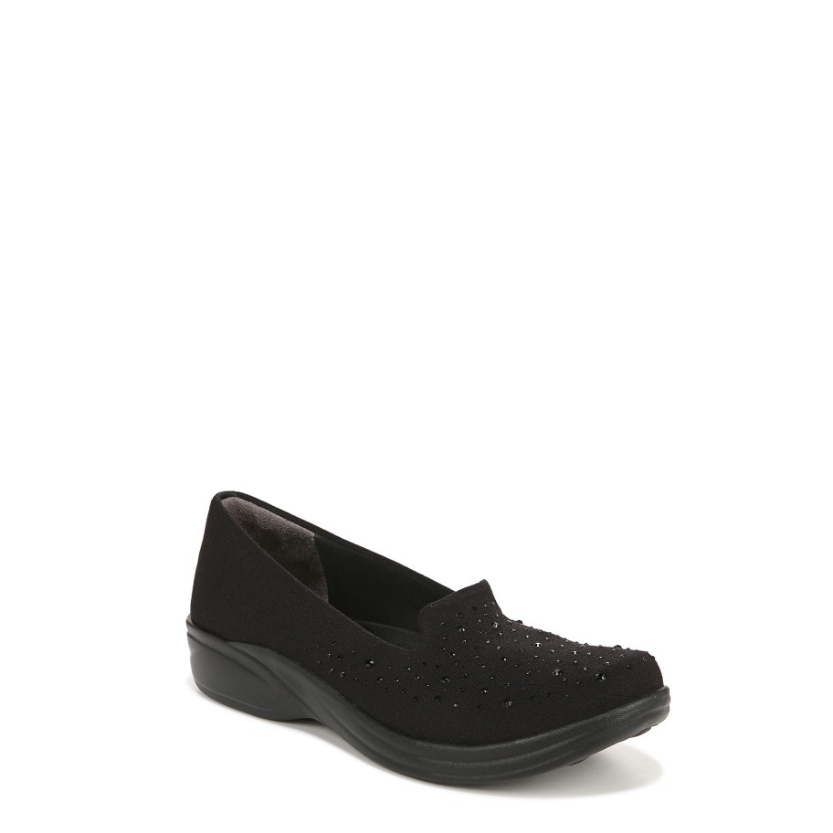 Slip Ons Bzees | Poppyseed 3 Slip On Black Fabric