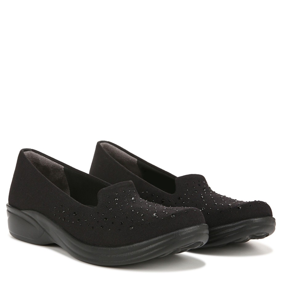 Slip Ons Bzees | Poppyseed 3 Slip On Black Fabric