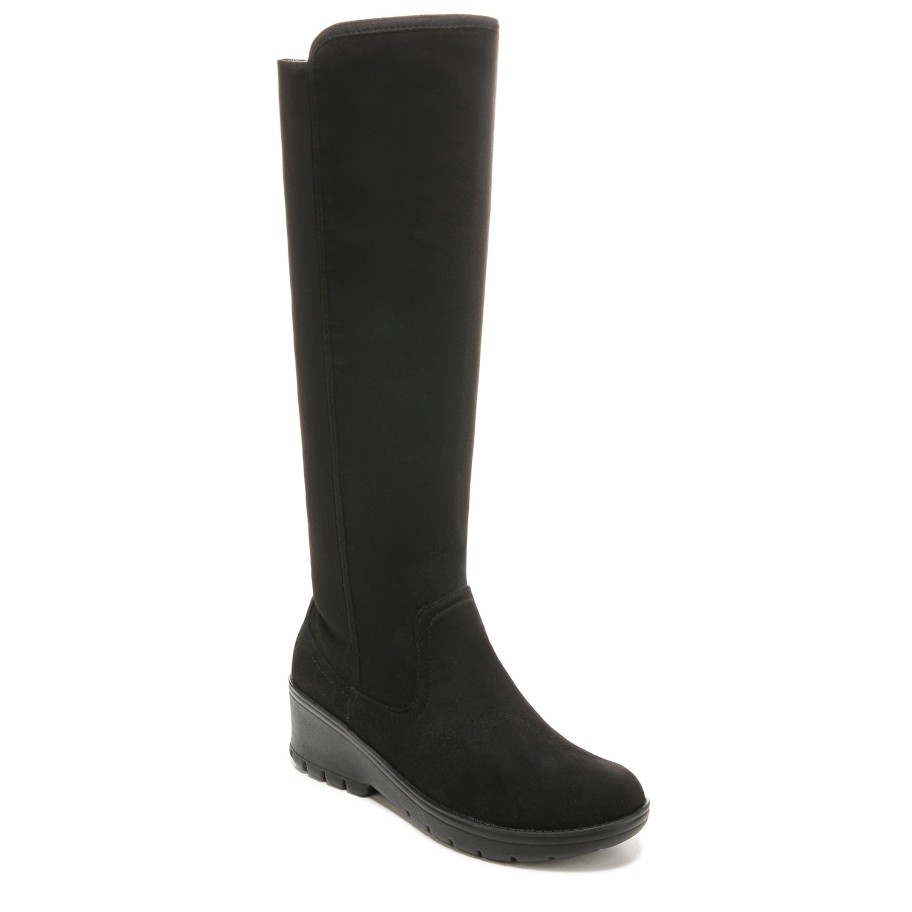 Boots Bzees | Brandy Knee High Boot Black Fabric