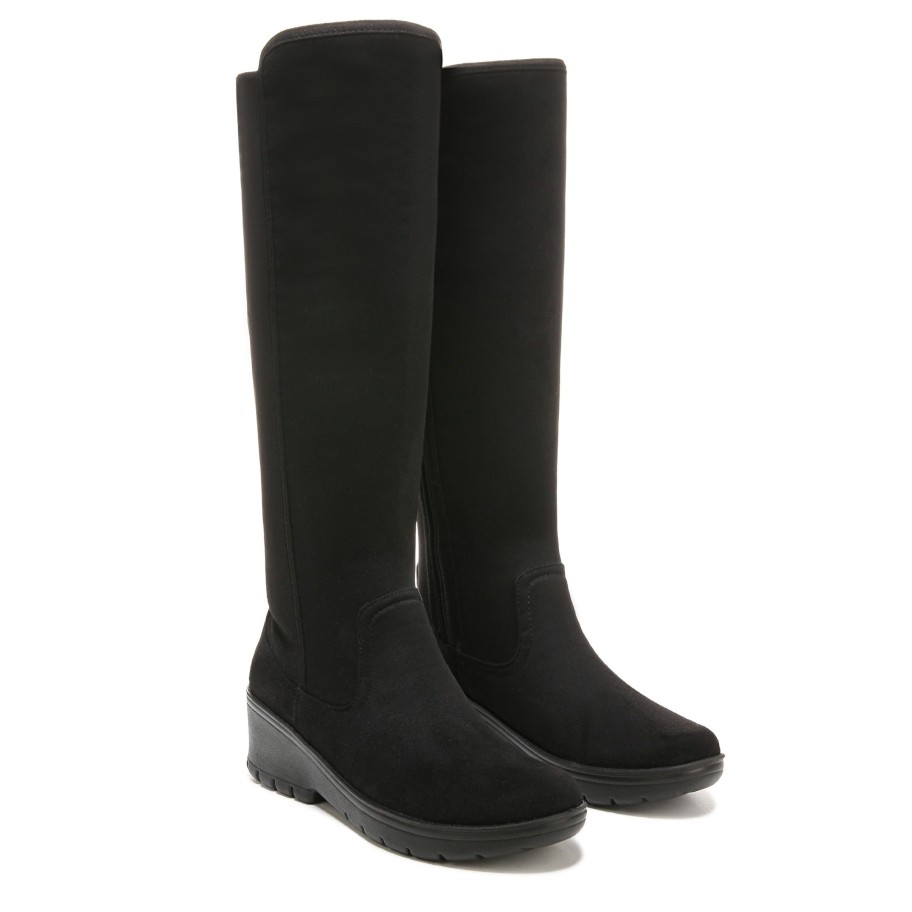 Boots Bzees | Brandy Knee High Boot Black Fabric