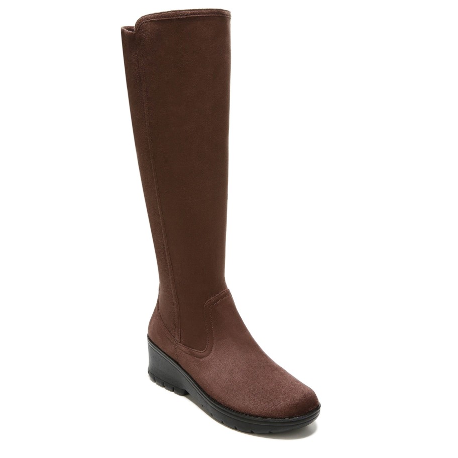 Boots Bzees | Brandy Knee High Boot Chicory Brown Fabric