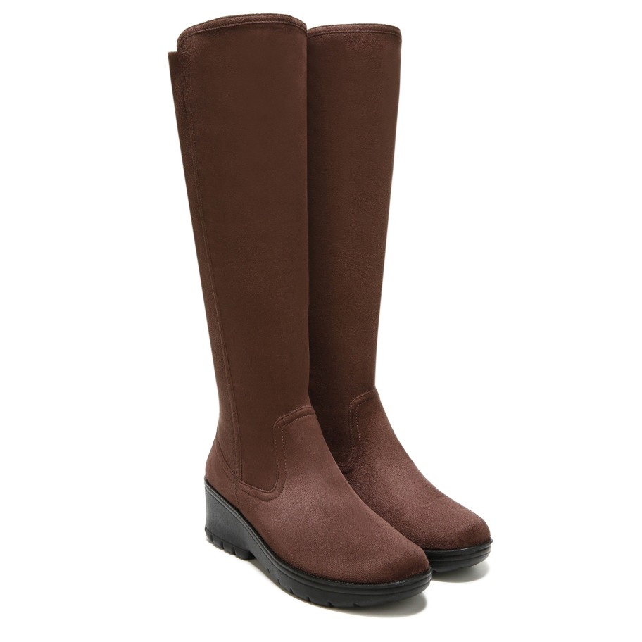 Boots Bzees | Brandy Knee High Boot Chicory Brown Fabric