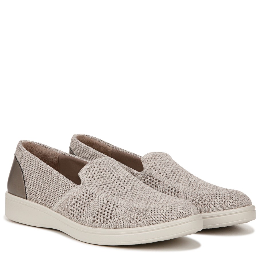 Slip Ons Bzees | Athena Slip On Latte Brown Fabric